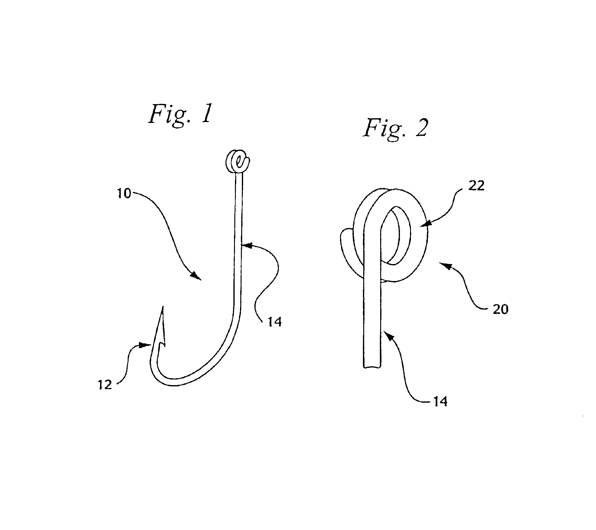 Pigtail fastener