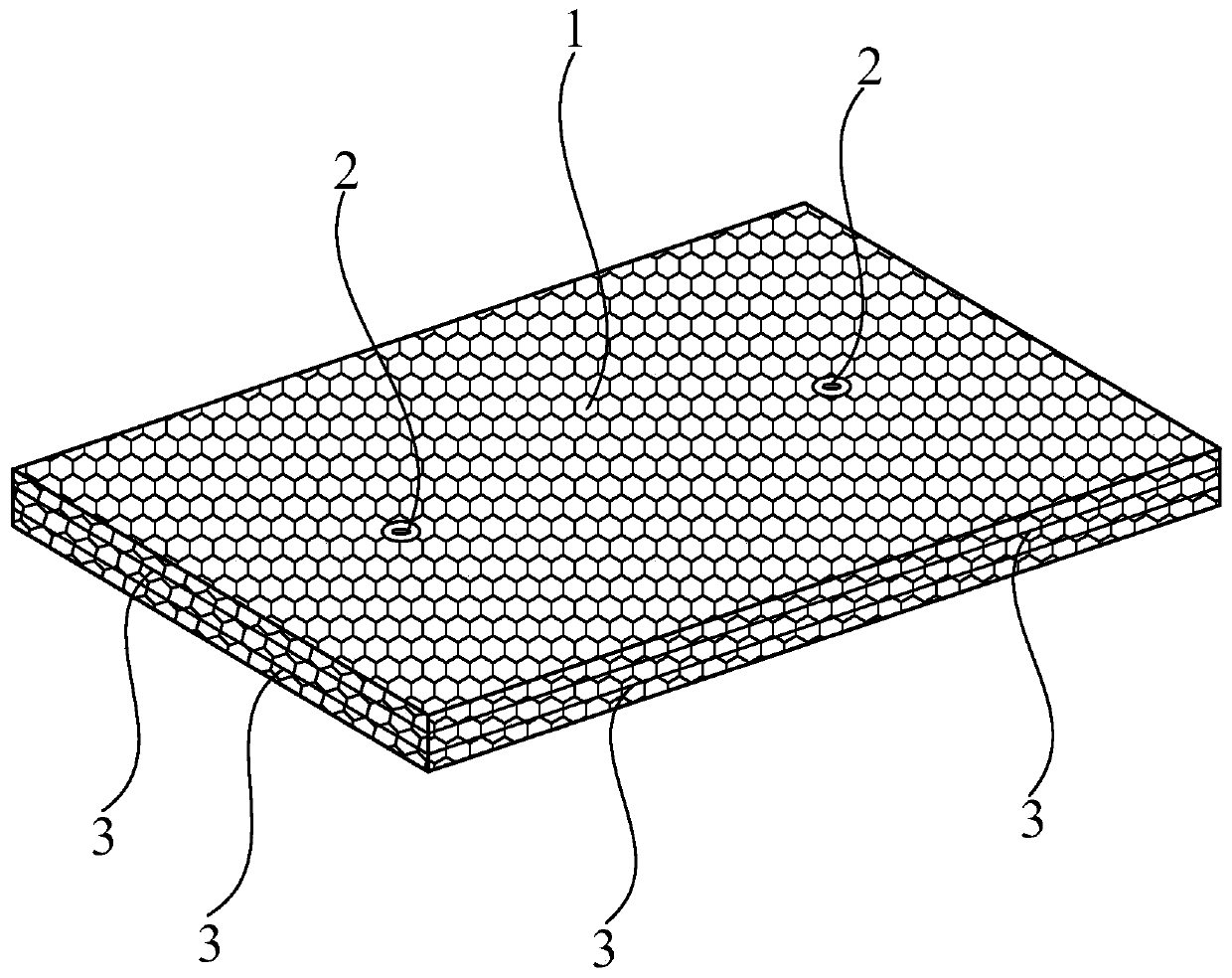 Limiting part for silicon graphene insulation board and silicon graphene insulation board