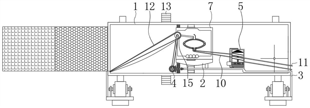 A multi-stage screening ectopic soil leaching repair equipment