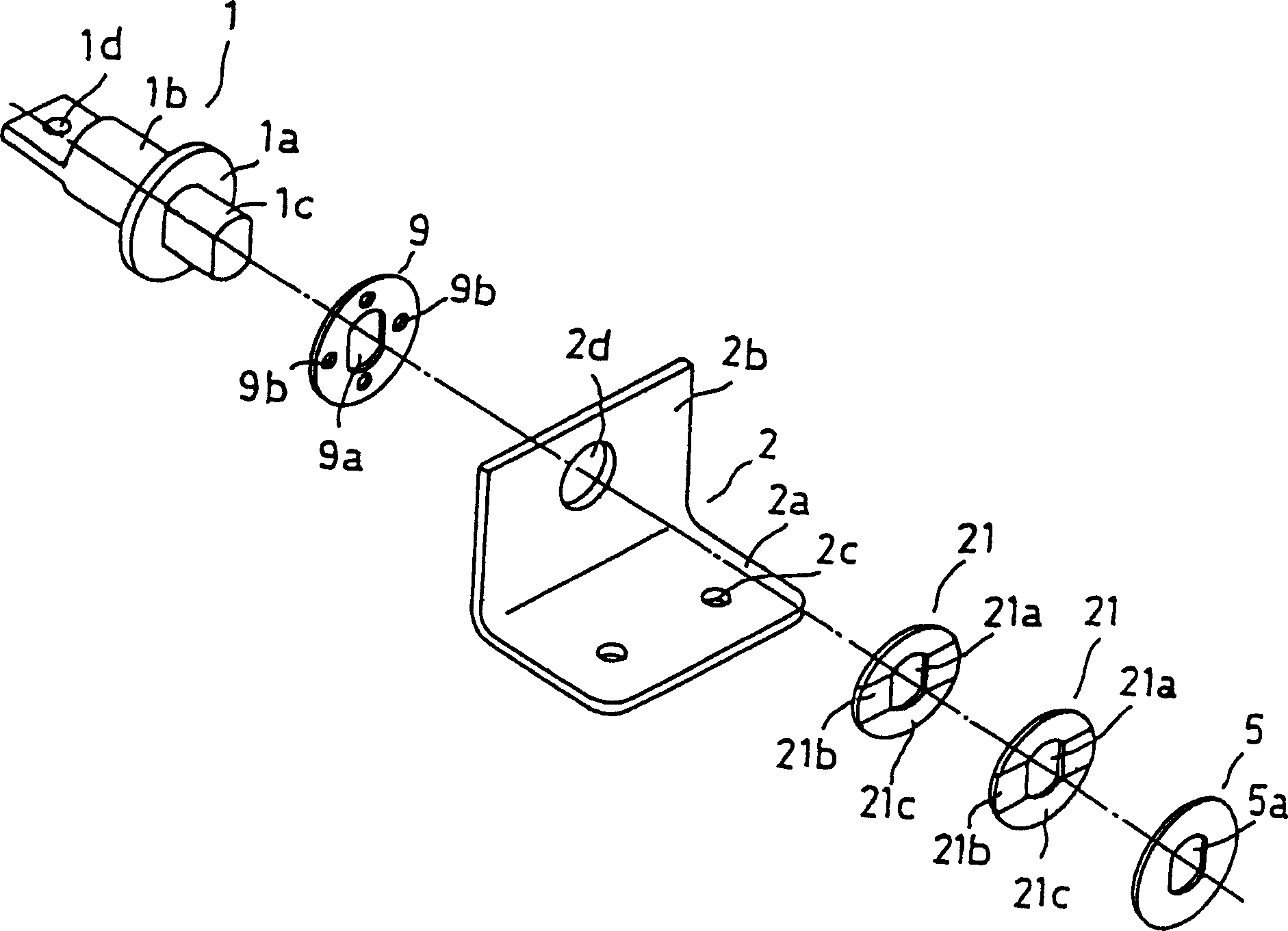 Shaft lock device