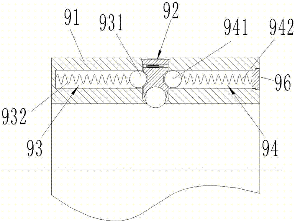 Double-rod control mechanism