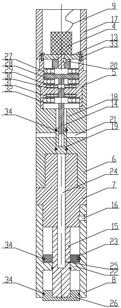 Electronic control hydraulic automatic setting bridge plug device