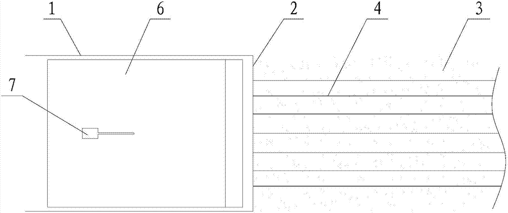 Large-embedded-depth TBM construction tunnel rock burst treatment structure