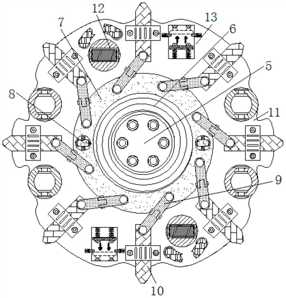 Hoisting device capable of avoiding stall in hoisting process by utilizing centrifugal force effect