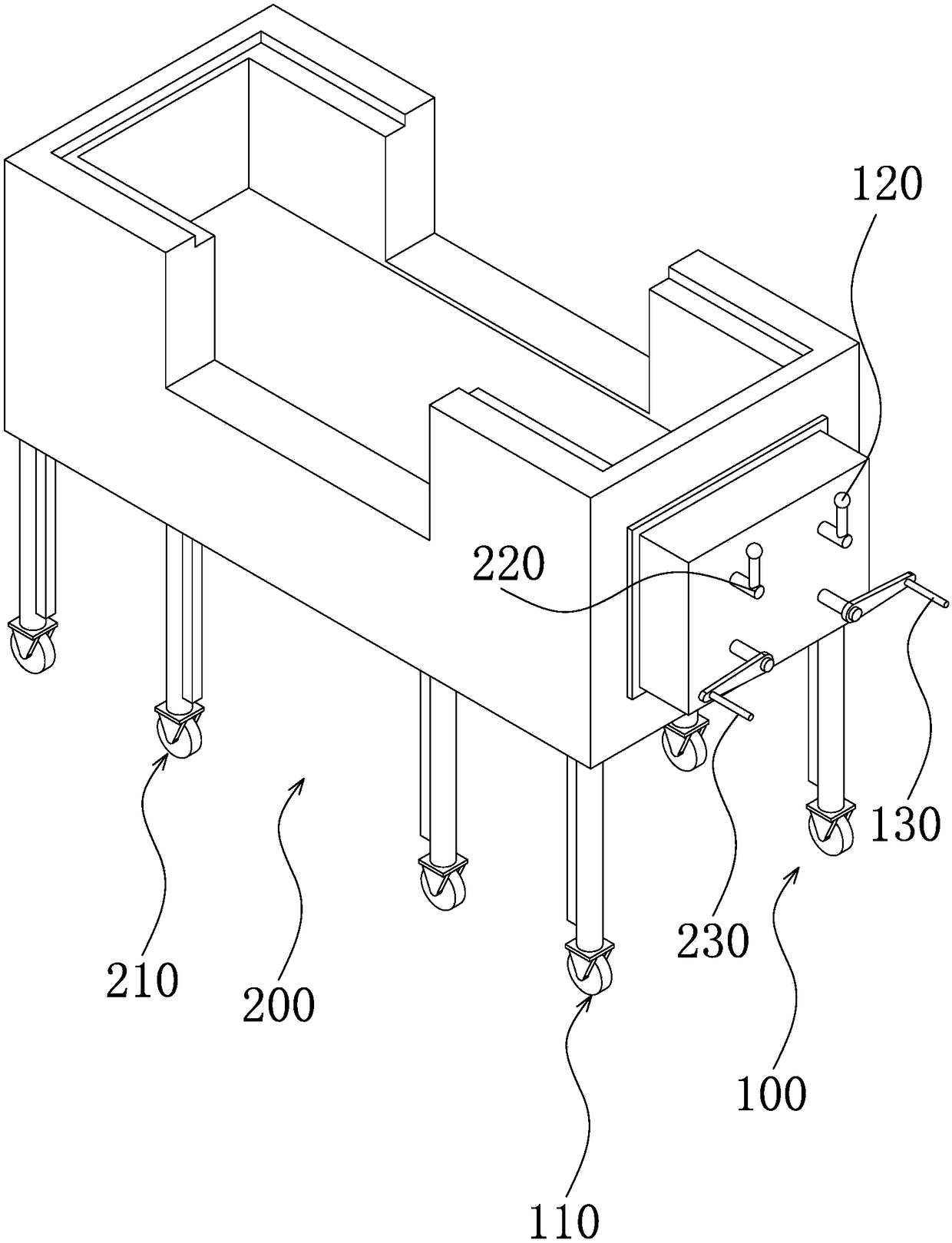 A wheel adjustment device