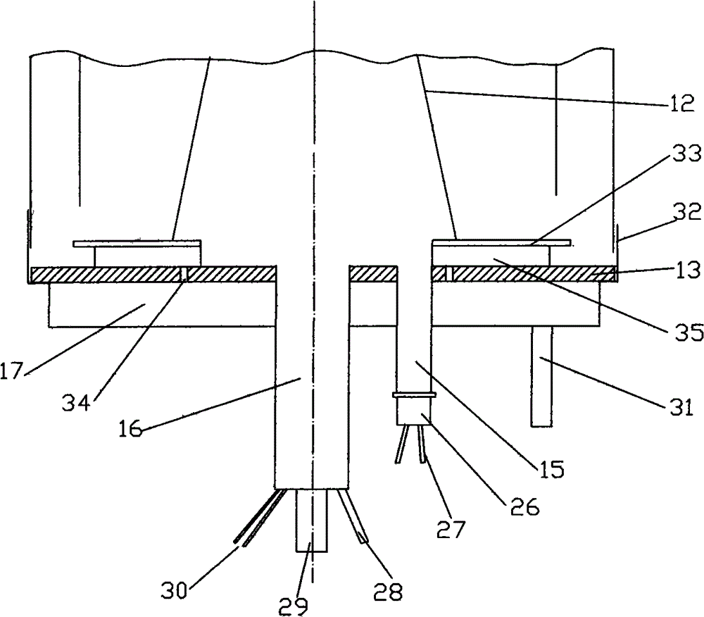 Heat transfer and combustion enhanced gas stove