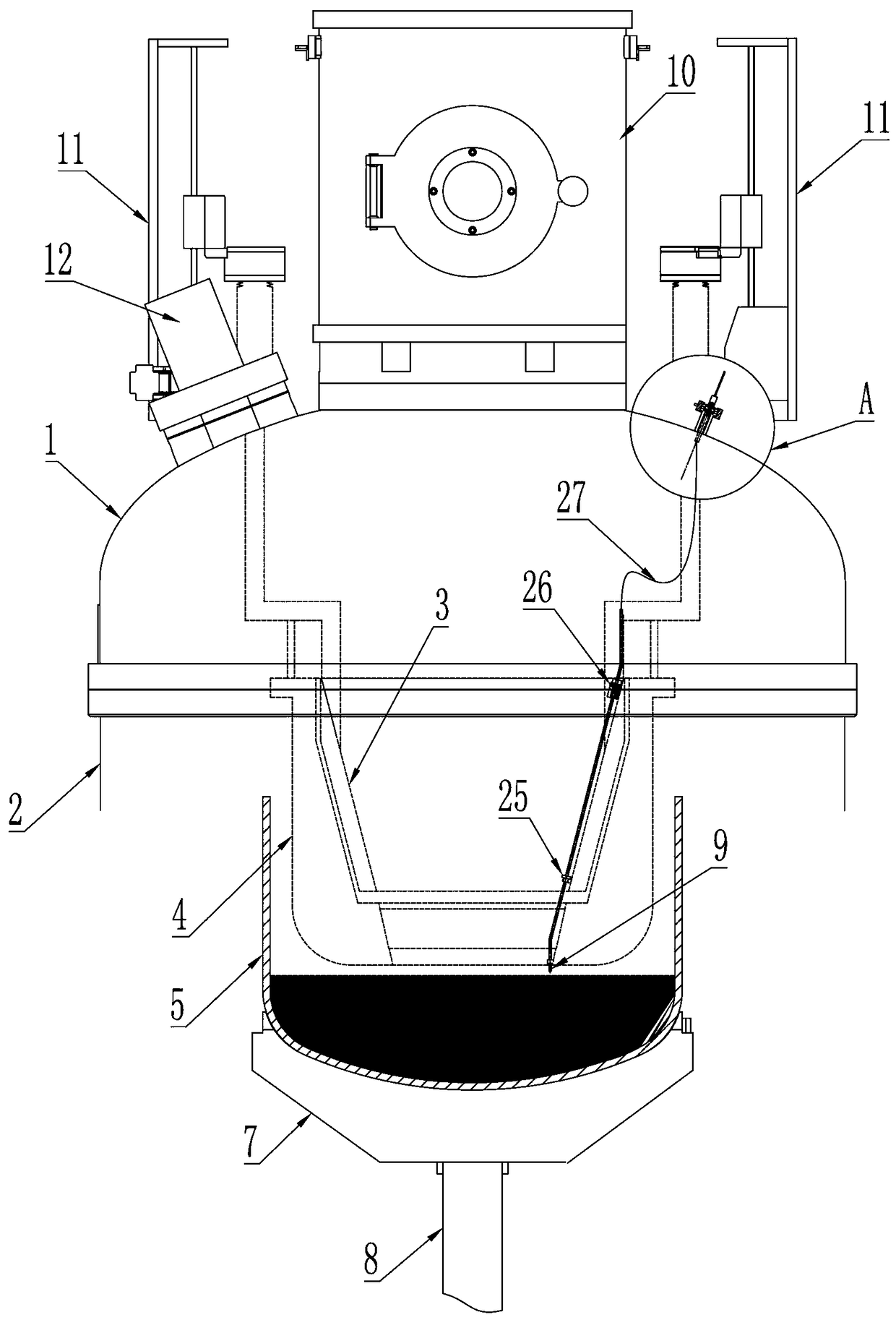 Single crystal furnace with multiple safety protection