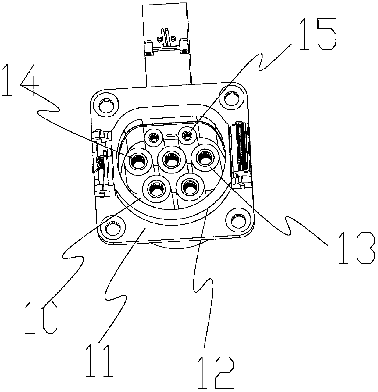 A car charging socket