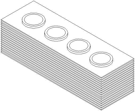 Heat exchange and resistance calculation method for flat fin heat exchanger in air side laminar flow state