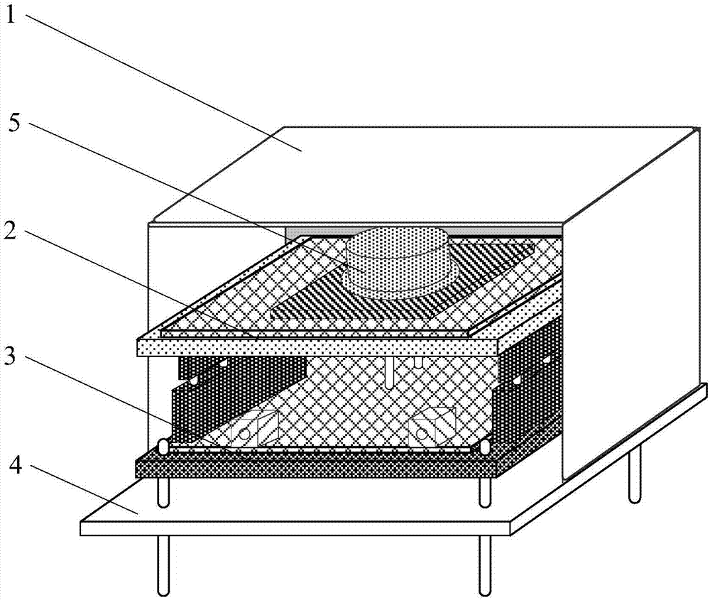 Aging performance test device and method for quartz-crystal resonator