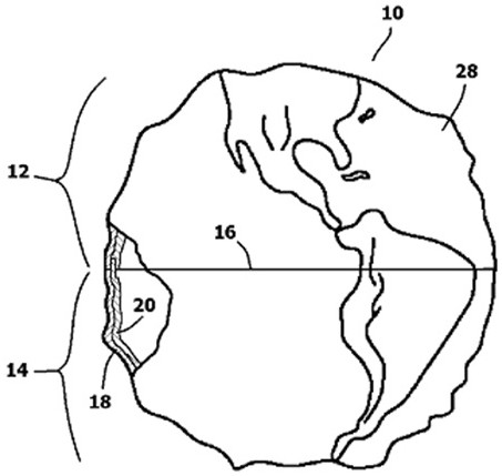 Topographic terrestrial globe and associated method of manufacture