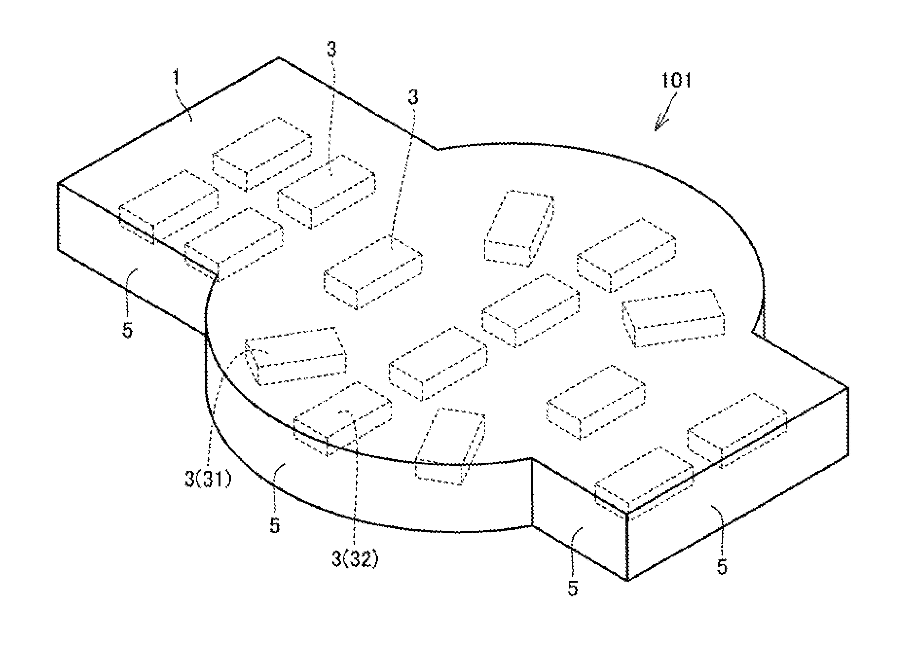 Component-embedded resin substrate