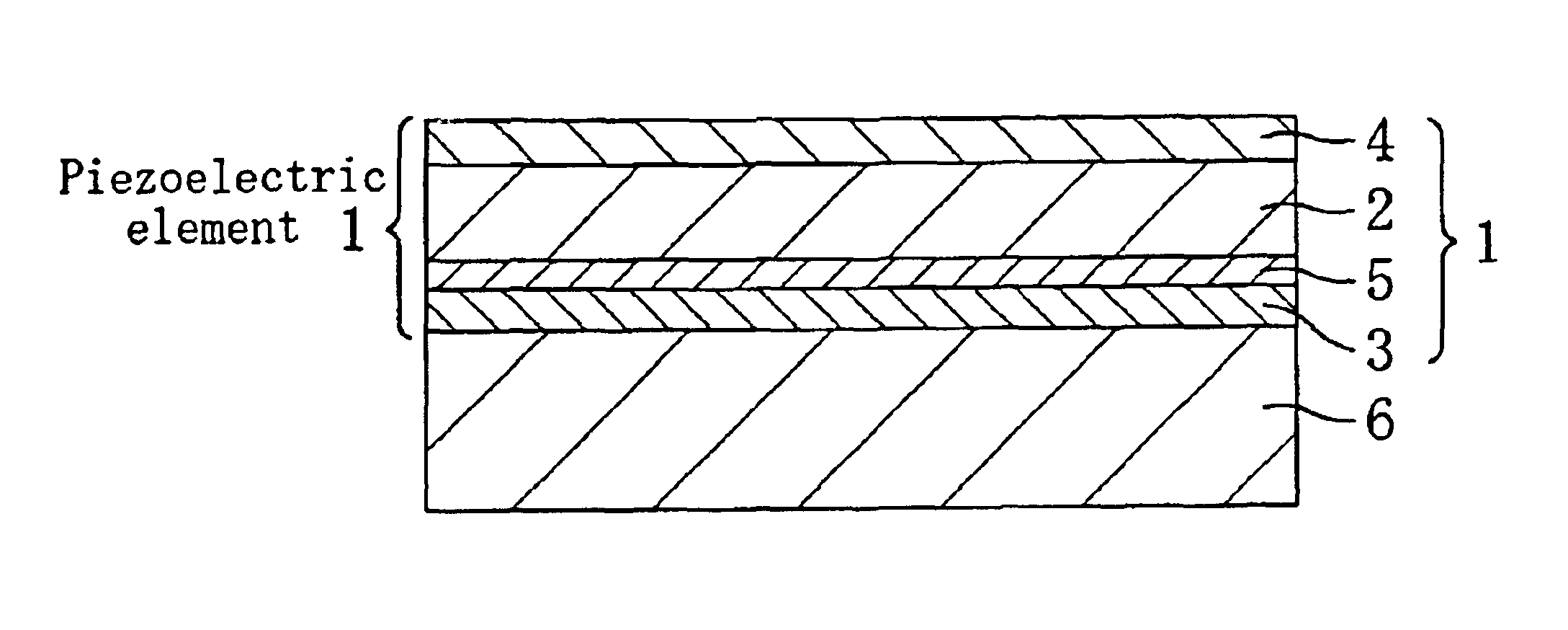 Piezoelectric element, actuator, and inkjet head