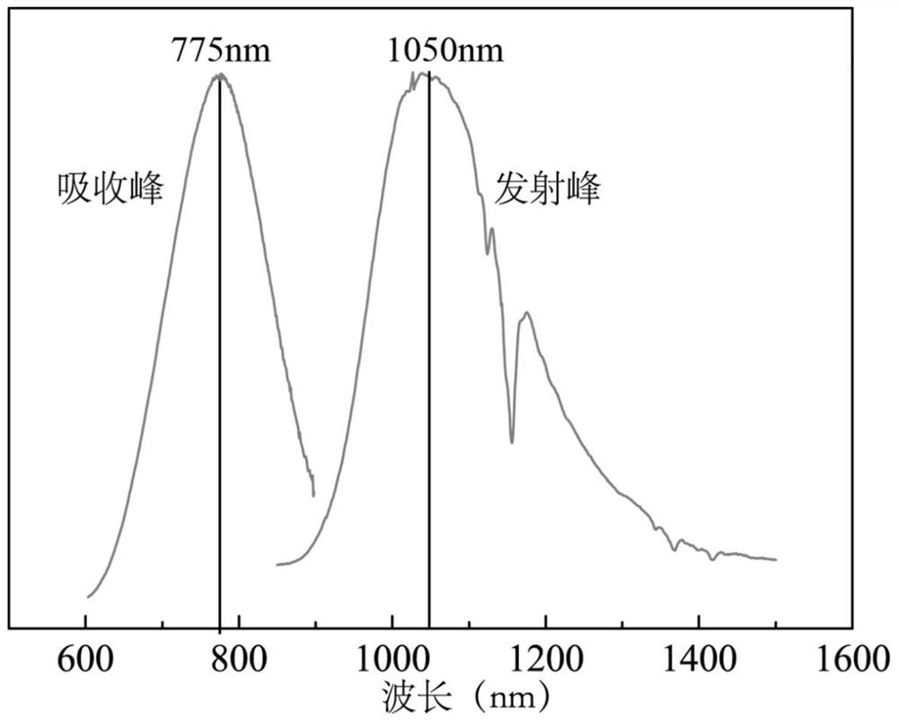 Near-infrared fluorescent molecule with double (multi) photon excitation and synthesis method of near-infrared fluorescent molecule