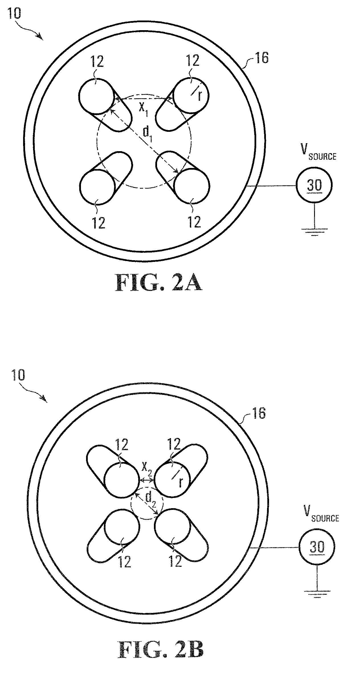 Mass spectrometer ion guide providing axial field, and method