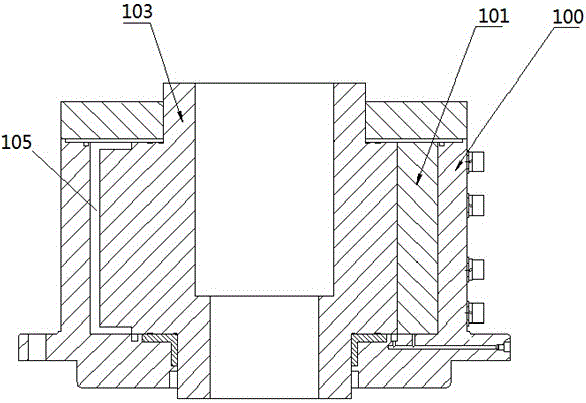 Machining process for rotating vane type hydraulic steering engine