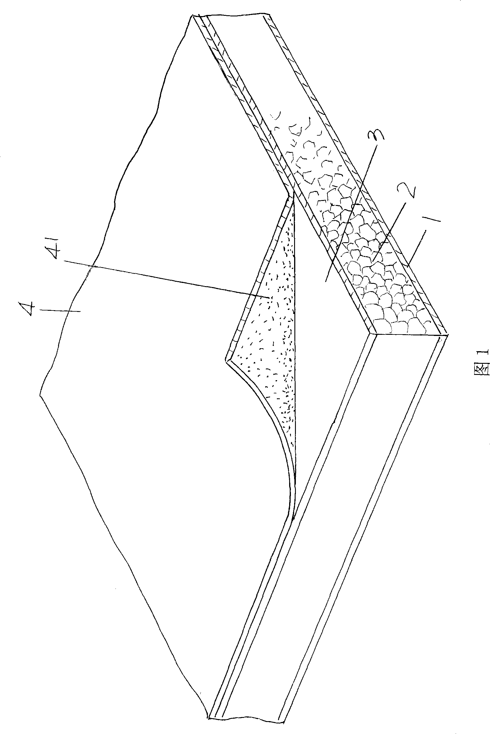 Waterproof and thermal insulation structure for light-steel roofing