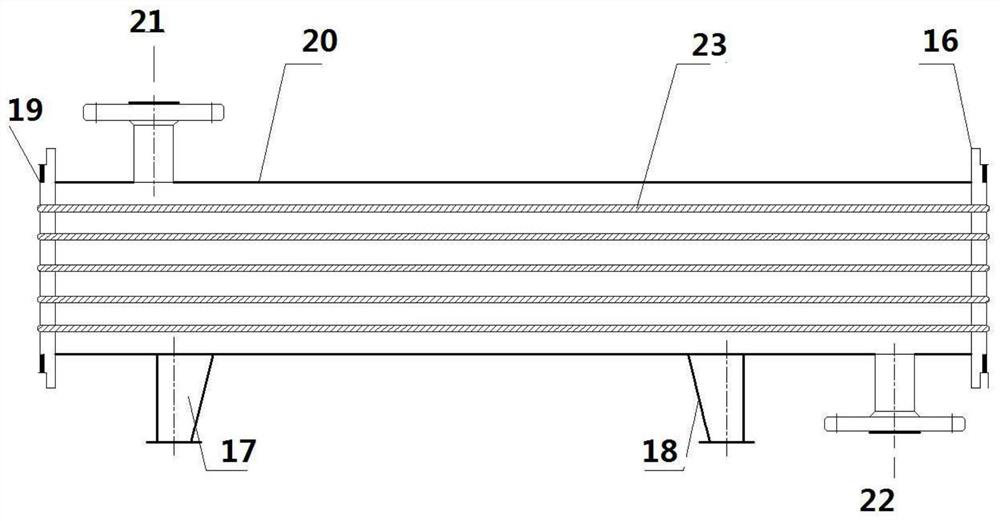 Heat exchanger controlled by cooperative communication of liquid level vibration