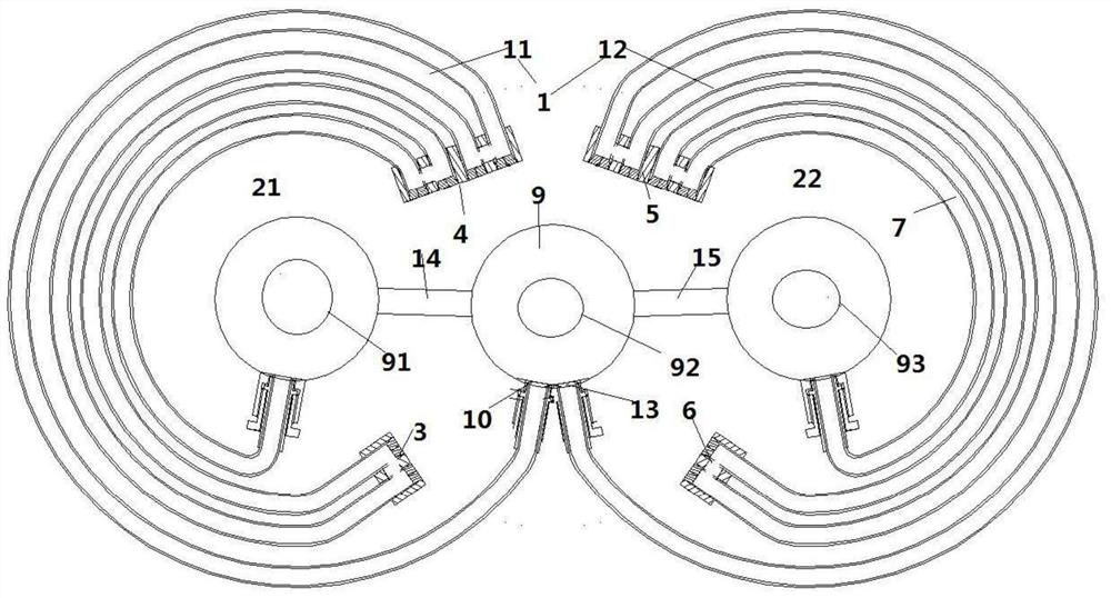 Heat exchanger controlled by cooperative communication of liquid level vibration