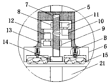 A stamping device for reinforcing steel plate of washing machine