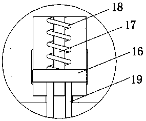 A stamping device for reinforcing steel plate of washing machine