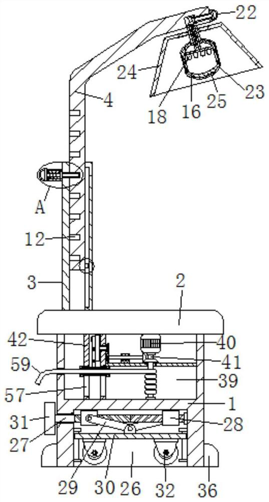 Floor lamp with eye protection function