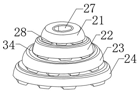 Wheat bran removing device for preparing wheat flour and use method of wheat bran removing device