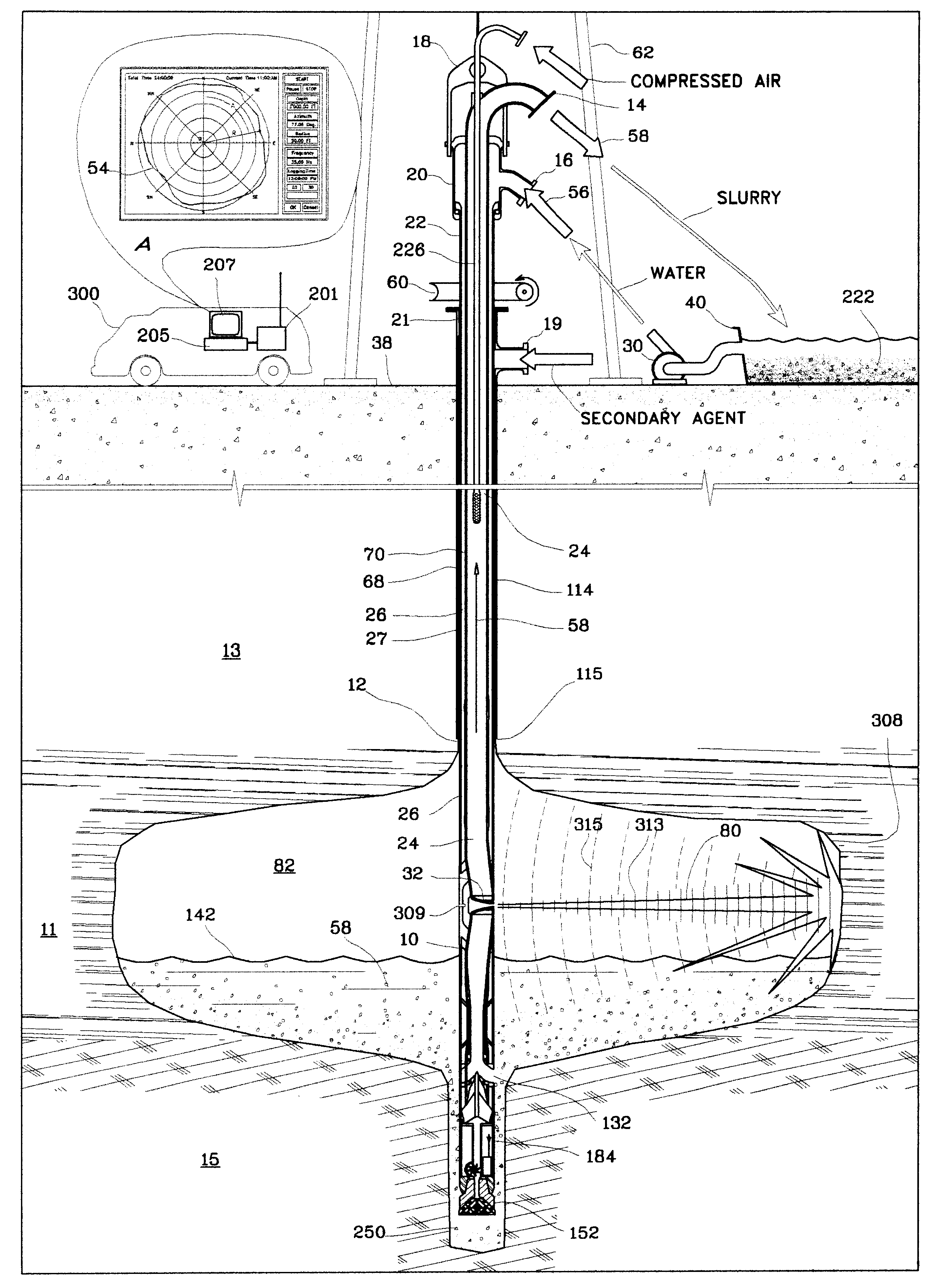 Borehole mining tool