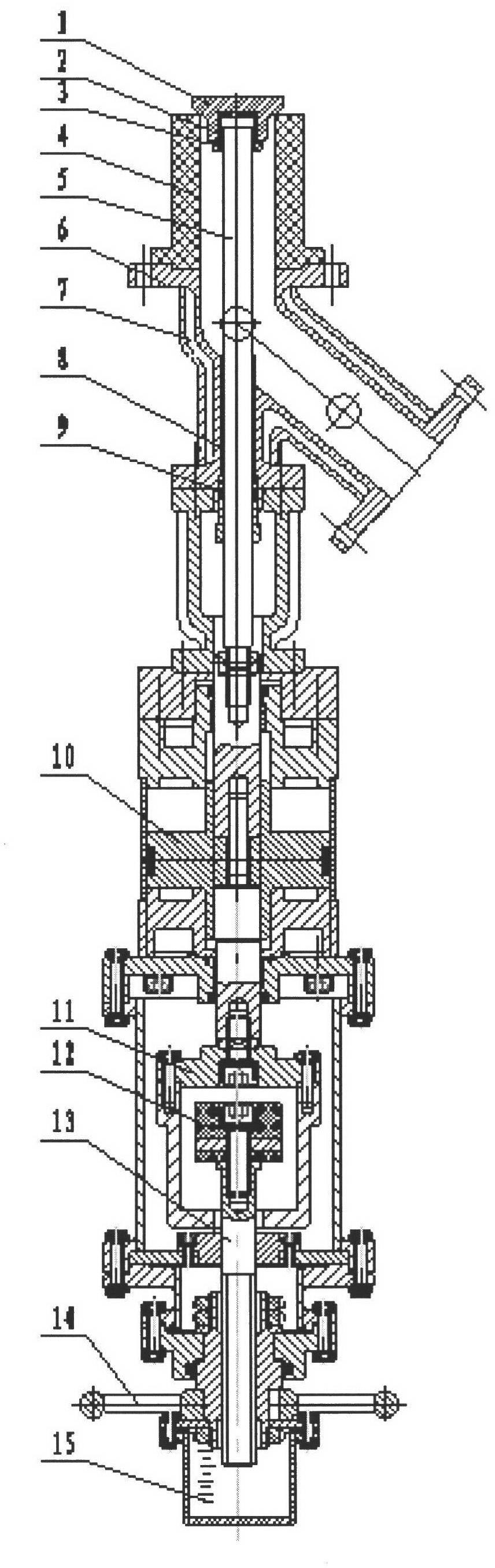 Automated liquid explosive discharging device