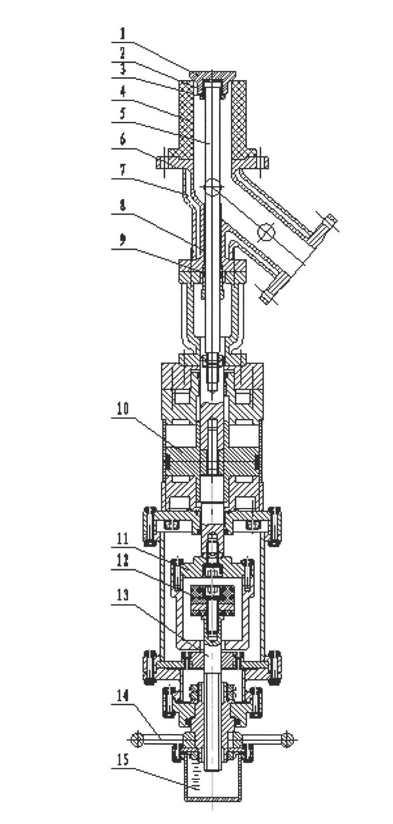 Automated liquid explosive discharging device