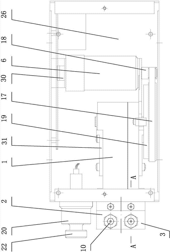 Adjustable glue pouring control mechanism