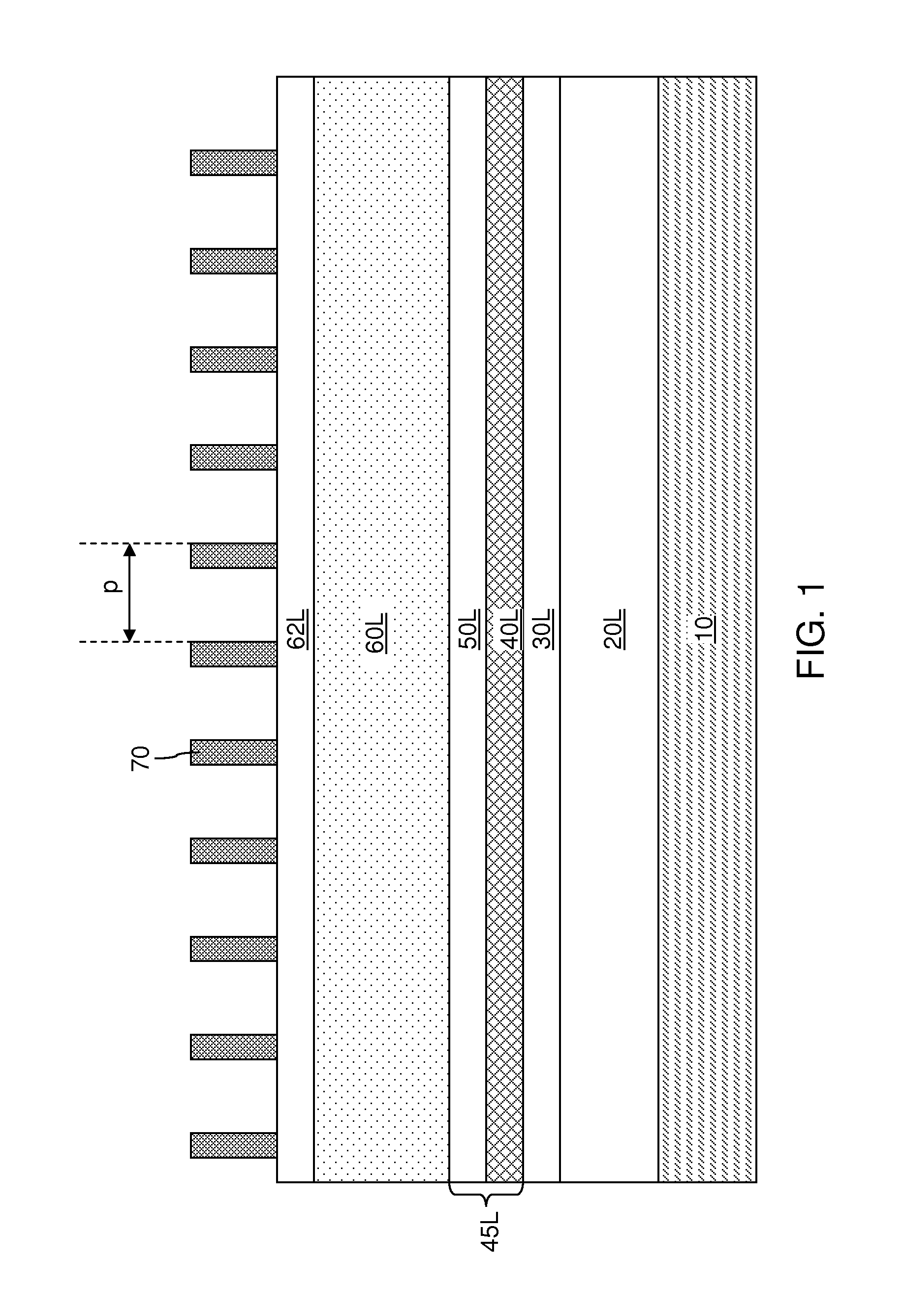 Image transfer process employing a hard mask layer