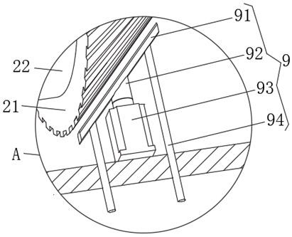 Barrier-free lifting platform shielding component