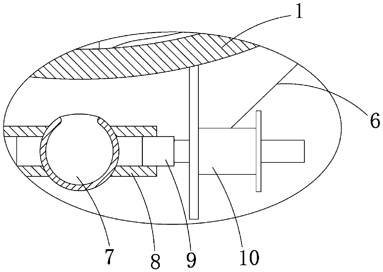 Treatment device for automobile exhaust gas abnormal emission