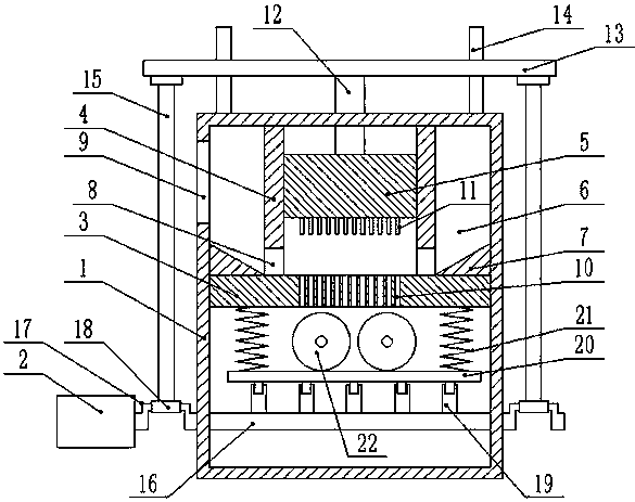 Fertilizer multi-stage crushing device for agriculture