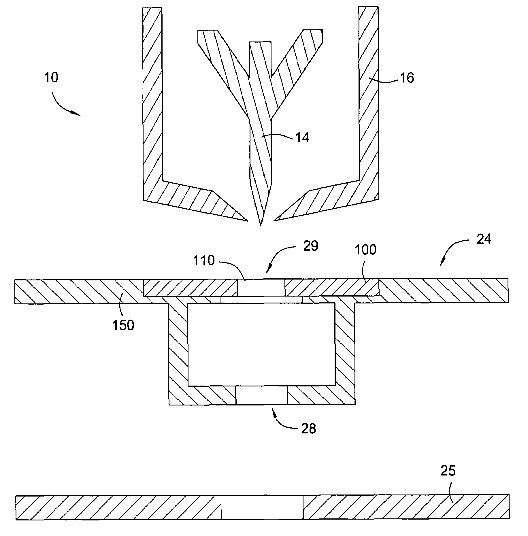 Electron beam source having an extraction electrode provided with a magnetic disk element