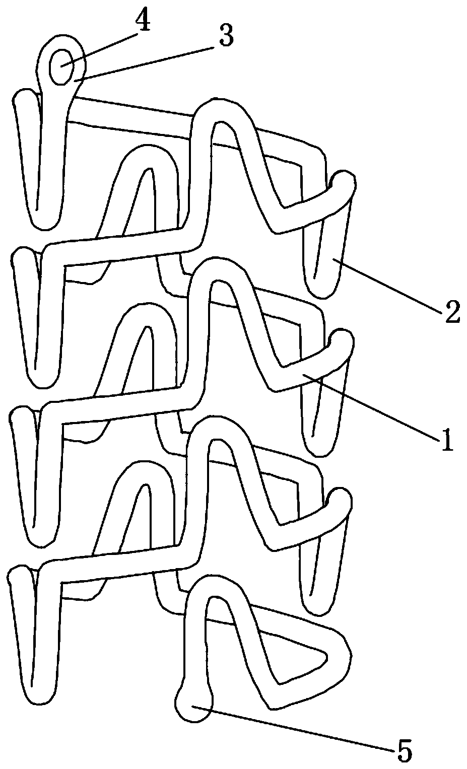 Degradable and recoverable 4D printed linear organic body support and its use method