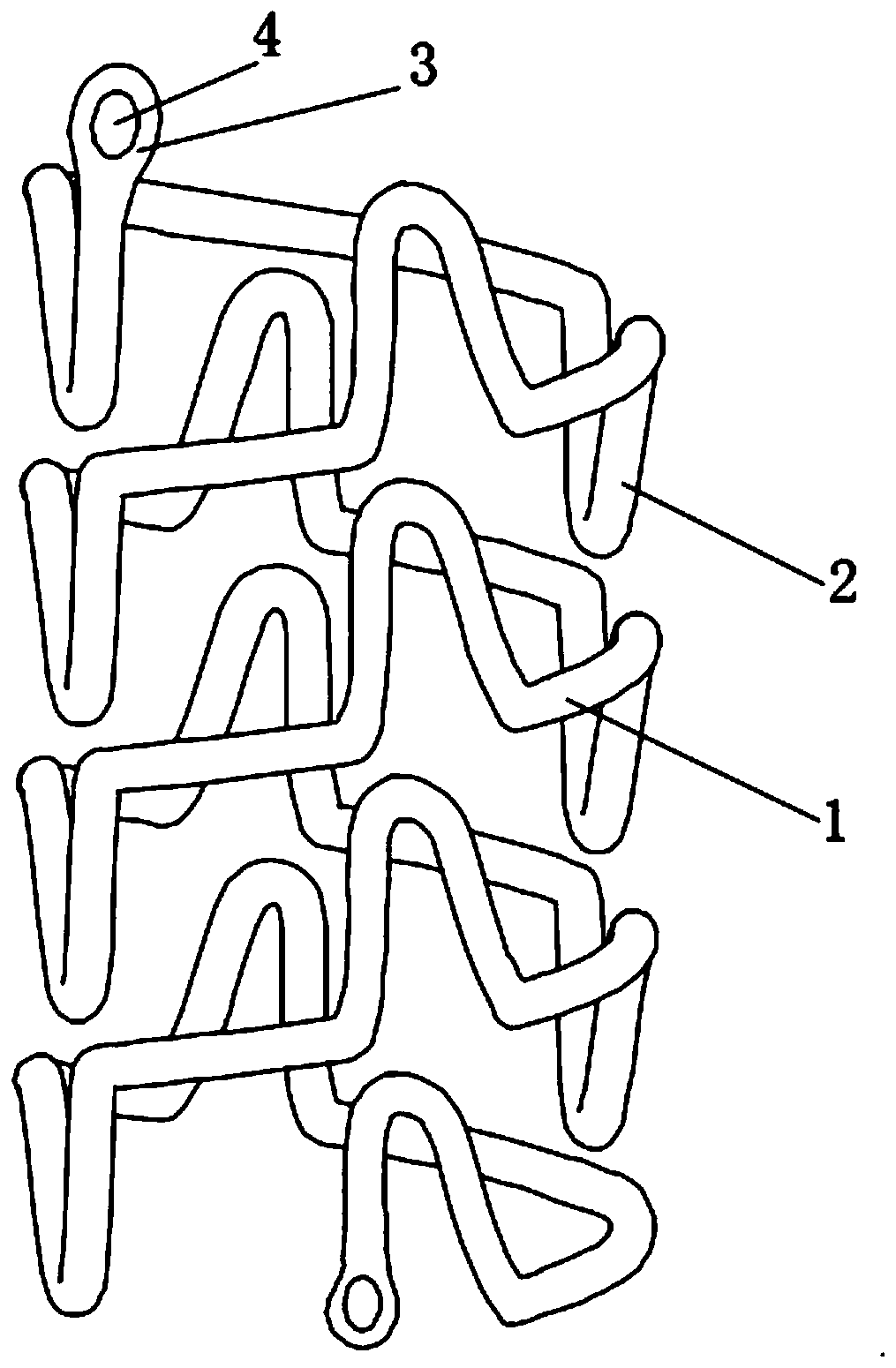 Degradable and recoverable 4D printed linear organic body support and its use method