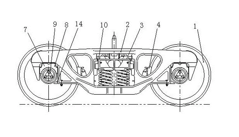 Narrow gauge bogie