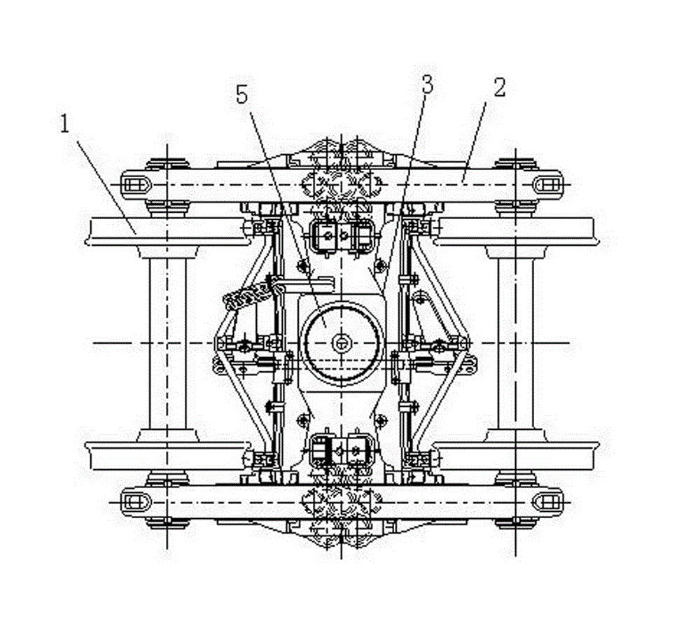 Narrow gauge bogie