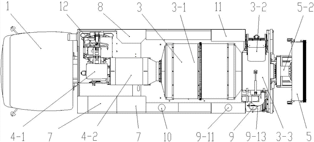 Microwave in-situ regenerative asphalt pavement maintenance vehicle and construction method