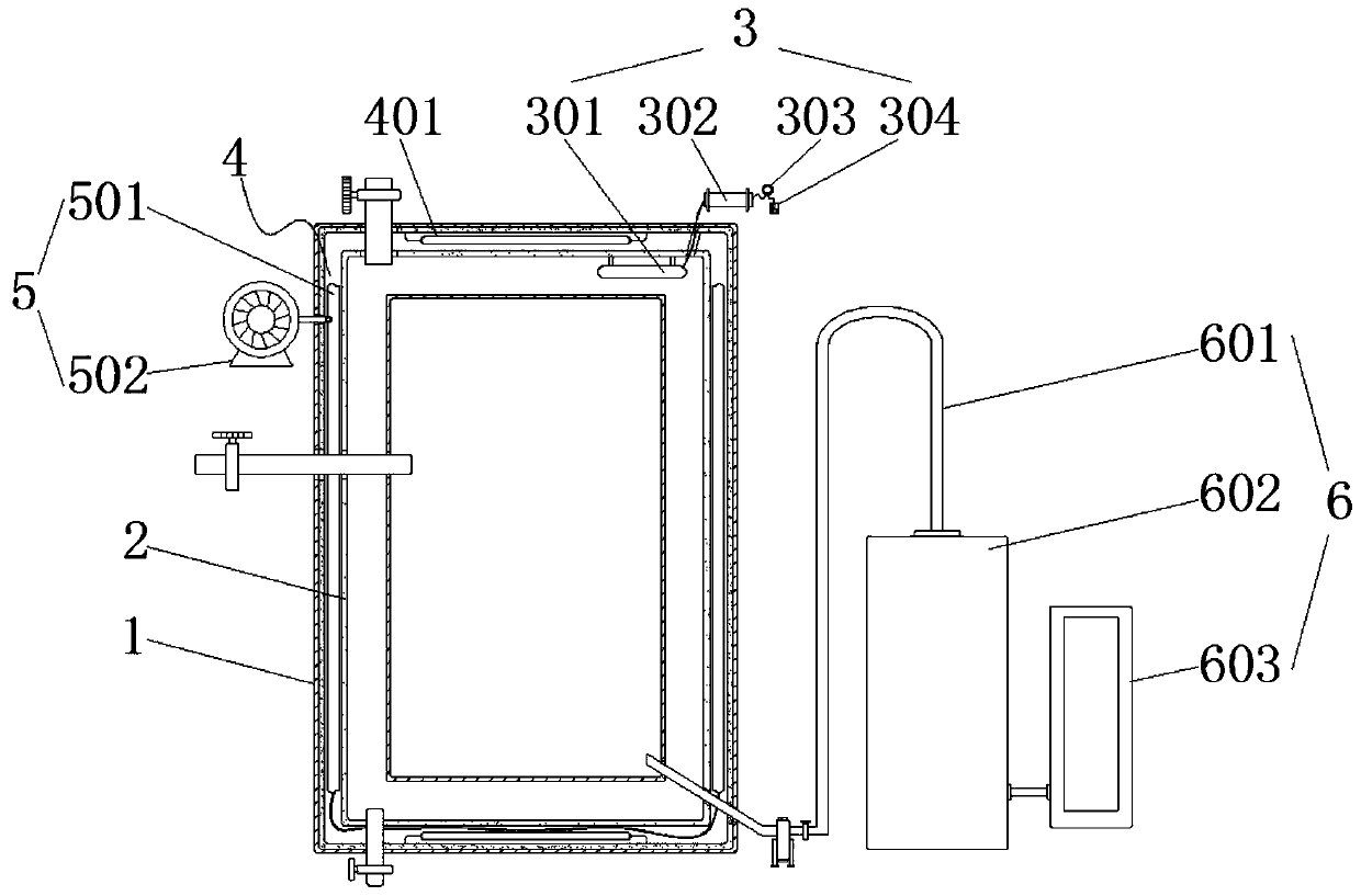 Environment-friendly water-thermal-storage power supply energy storage system