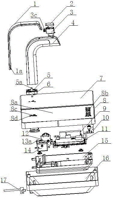 Tea water heating device