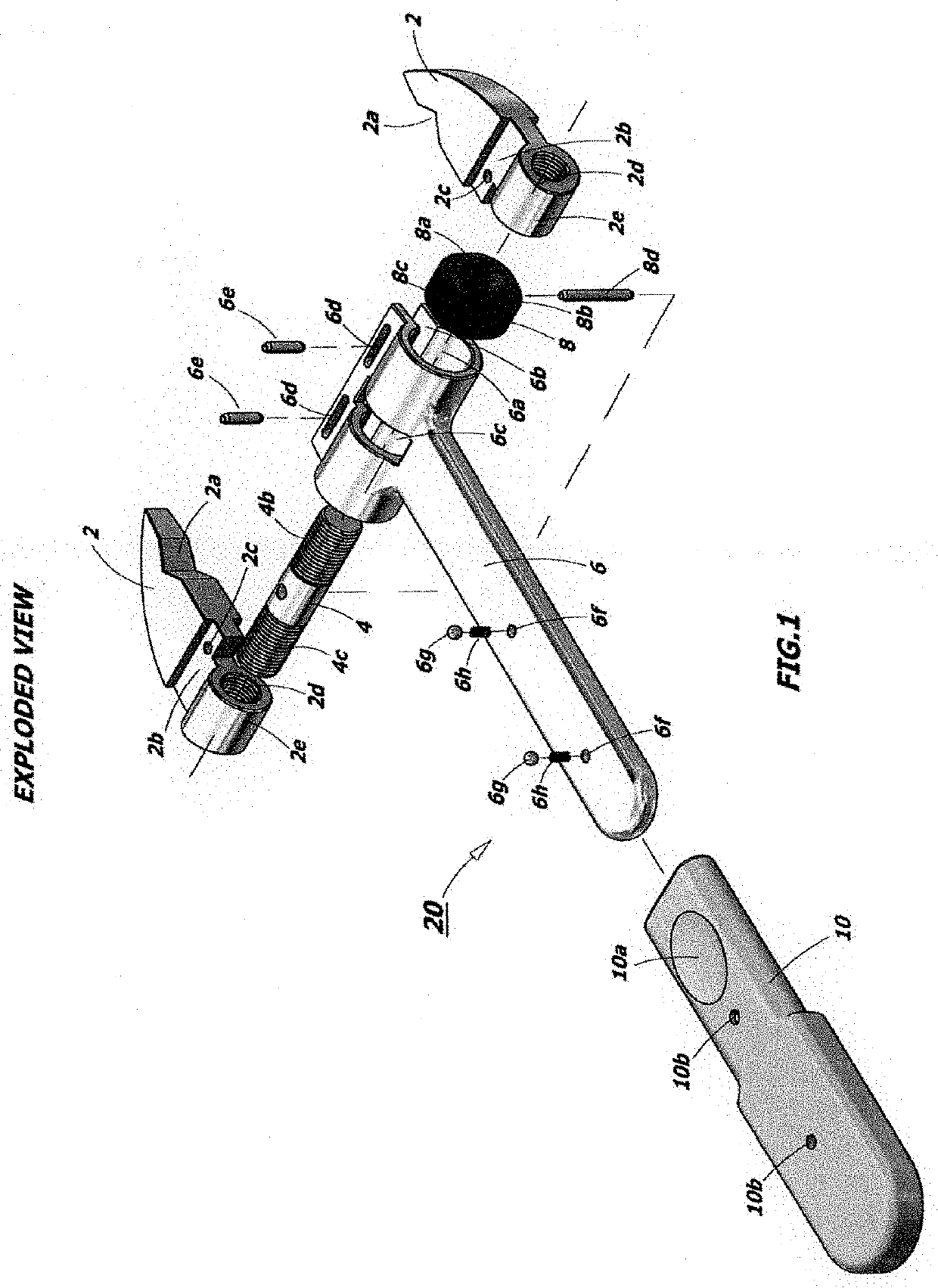 Two jaw adjustable and extendable wrench