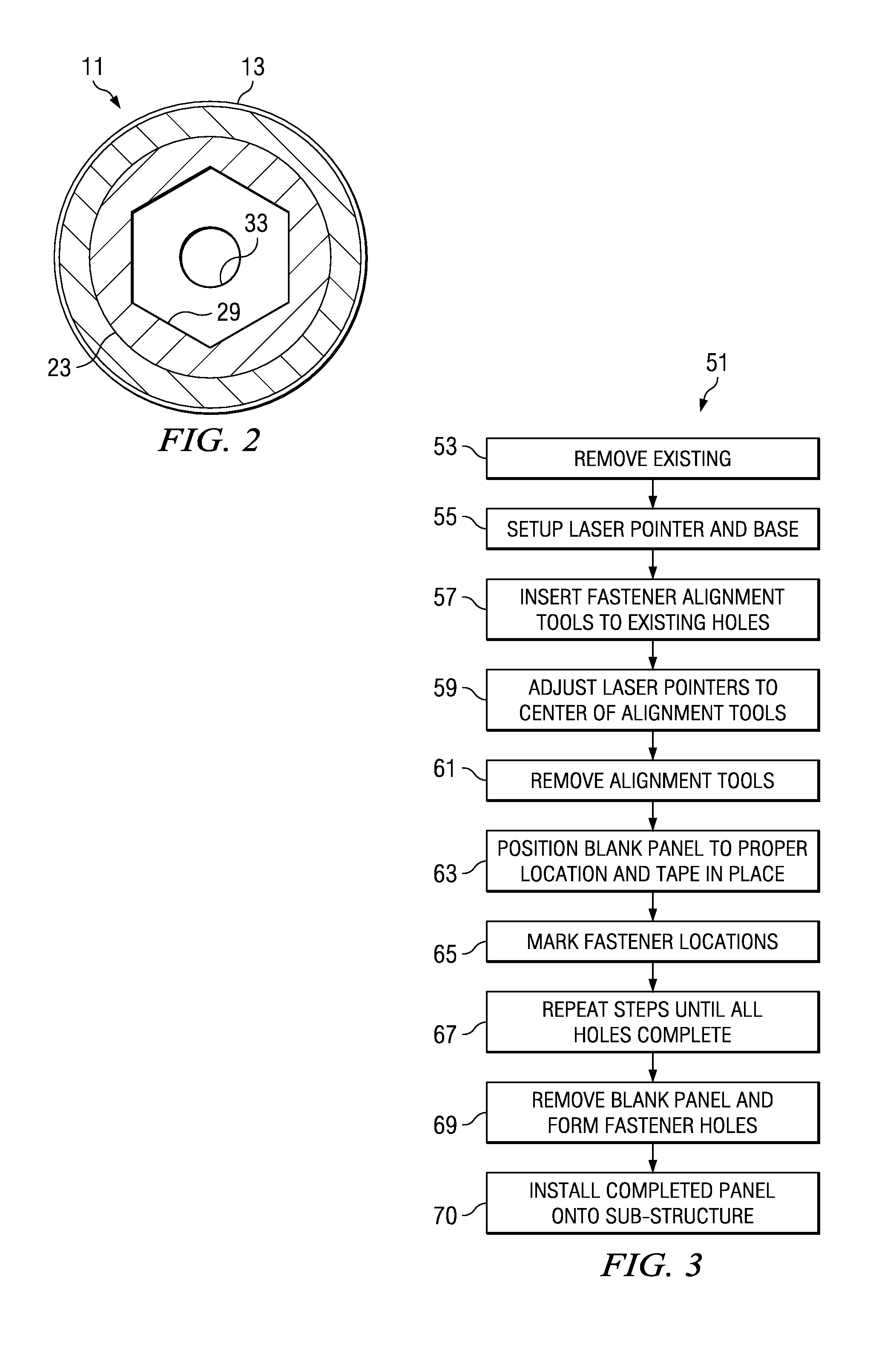 Method and apparatus for locating and aligning fasteners