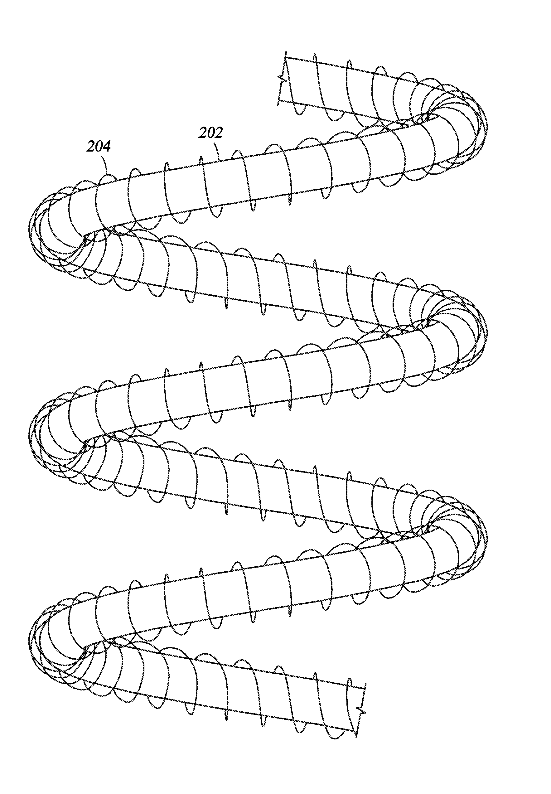 Tubular light source having overwind