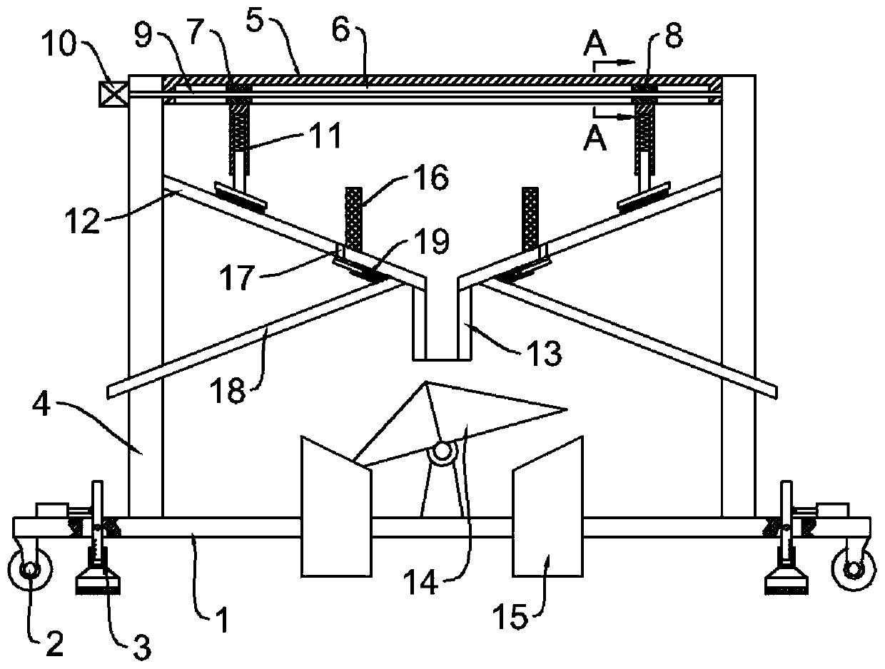 Rainfall monitoring device for areas with frequent geological disasters