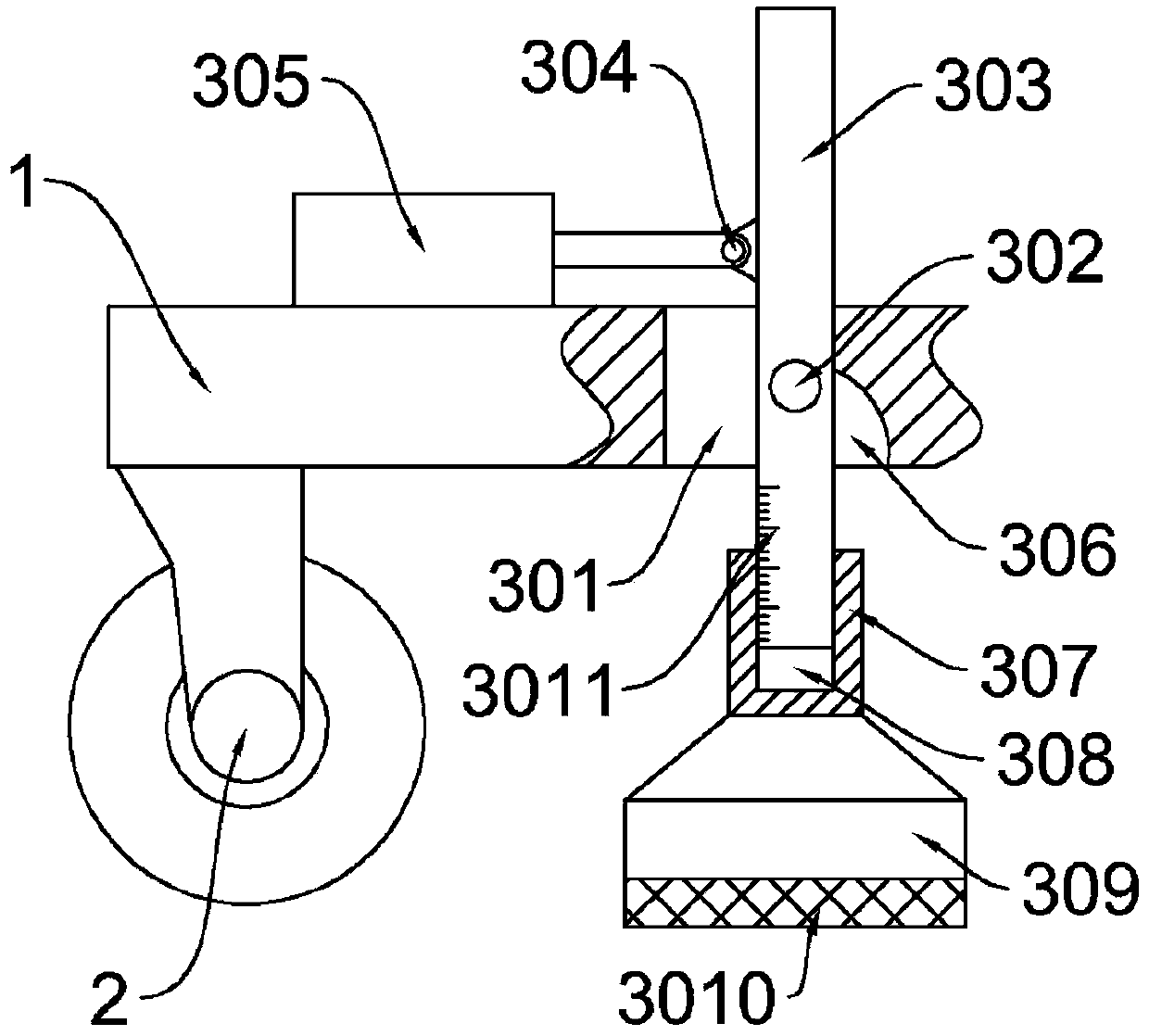 Rainfall monitoring device for areas with frequent geological disasters