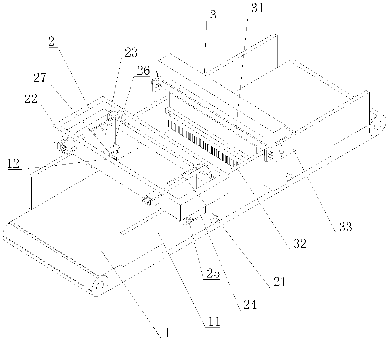 Wood block surface cleaning and counting device