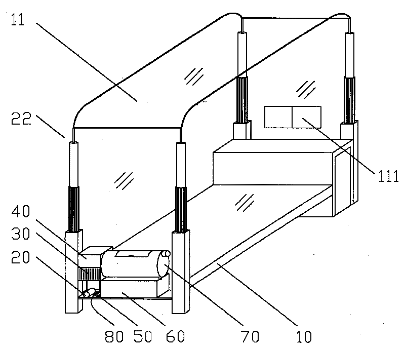 Accumulation energy type multifunctional air-conditioning bed